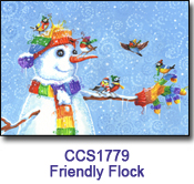 Friendly Flock Charity Select Holiday Card